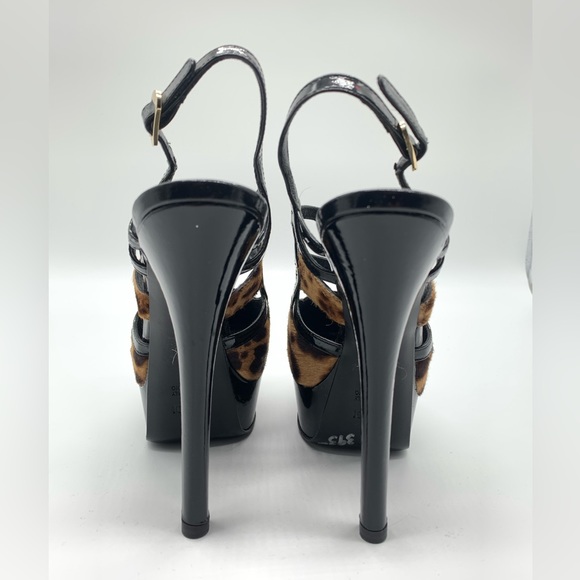 Fendi Animal Print Calf Hair Sky High Stiletto‎ Sandals Women Size 35.5 main image 12